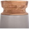 ΔΙΑΚΟΣΜΗΤΙΚΟ ΒΑΖΟ ΔΑΠΕΔΟΥ LINTER HM4662.03S FIBER CEMENT ΓΚΡΙ--ΞΥΛΟ ΤΕΑΚ Φ34x60Υεκ.