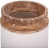 ΔΙΑΚΟΣΜΗΤΙΚΟ ΒΑΖΟ ΔΑΠΕΔΟΥ LINTER HM4662.02L FIBER CEMENT ΛΕΥΚΟ--ΞΥΛΟ ΤΕΑΚ Φ41x47Υεκ.