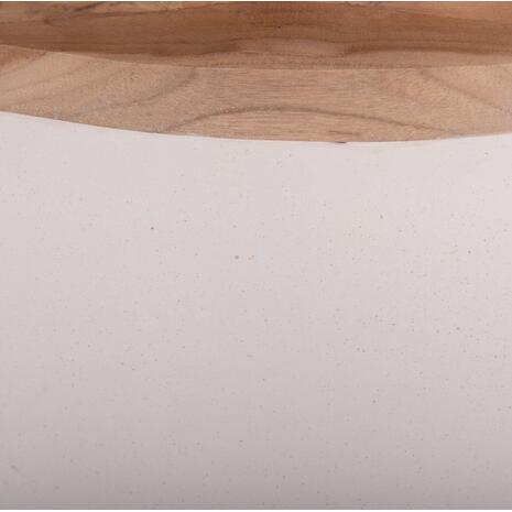 ΔΙΑΚΟΣΜΗΤΙΚΟ ΒΑΖΟ ΔΑΠΕΔΟΥ LINTER HM4662.02L FIBER CEMENT ΛΕΥΚΟ--ΞΥΛΟ ΤΕΑΚ Φ41x47Υεκ.
