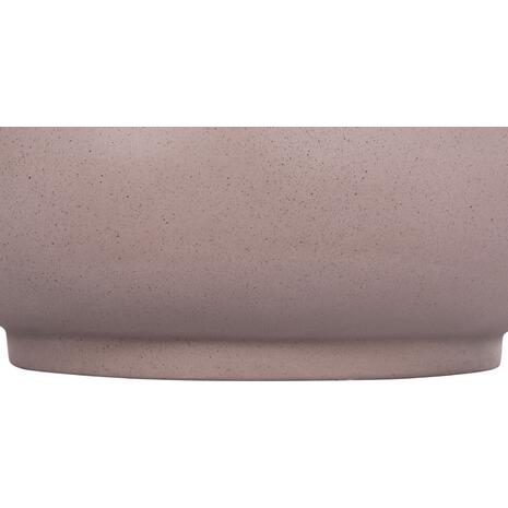 ΔΙΑΚΟΣΜΗΤΙΚΟ ΒΑΖΟ ΔΑΠΕΔΟΥ LINTER HM4662.05L FIBER CEMENT ΓΚΡΙ ΜΑΤ--ΞΥΛΟ ΤΕΑΚ Φ41x47Υεκ