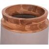 ΔΙΑΚΟΣΜΗΤΙΚΟ ΒΑΖΟ ΔΑΠΕΔΟΥ LINTER HM4662.05L FIBER CEMENT ΓΚΡΙ ΜΑΤ--ΞΥΛΟ ΤΕΑΚ Φ41x47Υεκ