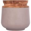ΔΙΑΚΟΣΜΗΤΙΚΟ ΒΑΖΟ ΔΑΠΕΔΟΥ LINTER HM4662.05L FIBER CEMENT ΓΚΡΙ ΜΑΤ--ΞΥΛΟ ΤΕΑΚ Φ41x47Υεκ