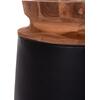 ΔΙΑΚΟΣΜΗΤΙΚΟ ΒΑΖΟ ΔΑΠΕΔΟΥ LINTER HM4662.01L FIBER CEMENT ΜΑΥΡΟ--ΞΥΛΟ ΤΕΑΚ Φ41x47Υεκ.
