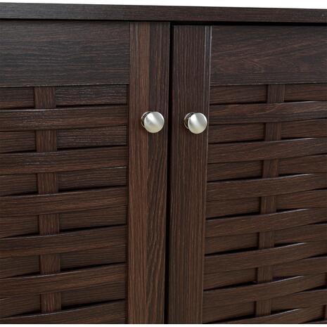 ΠΑΠΟΥΤΣΟΘΗΚΗ-ΝΤΟΥΛΑΠΙ ΞΥΛΙΝΗ CASSIOPE HM2208.01 WENGE 77Χ34Χ67.5Υεκ.