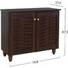 ΠΑΠΟΥΤΣΟΘΗΚΗ-ΝΤΟΥΛΑΠΙ ΞΥΛΙΝΗ CASSIOPE HM2208.01 WENGE 77Χ34Χ67.5Υεκ.