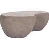 ΤΡΑΠΕΖΙ ΣΑΛΟΝΙΟΥ GERSON HM18151.03L FIBER CEMENT ΣΕ ΓΚΡΙ--122x78,5x40Υεκ.