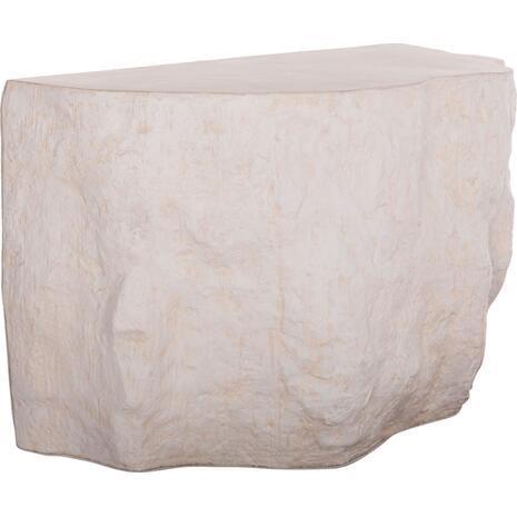 ΚΟΝΣΟΛΑ ΒΡΑΧΟΣ INTERON HM18152.02 FIBER CEMENT ΣΕ ΛΕΥΚΟ--120x50x71Υεκ.