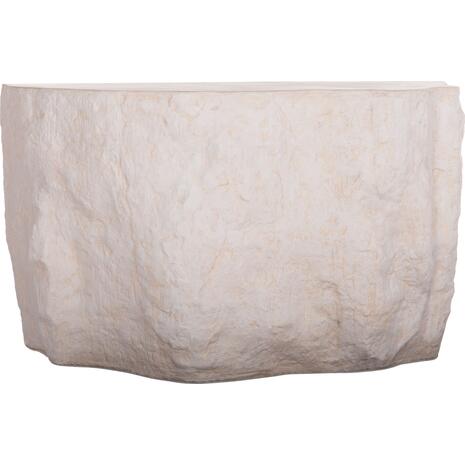 ΚΟΝΣΟΛΑ ΒΡΑΧΟΣ INTERON HM18152.02 FIBER CEMENT ΣΕ ΛΕΥΚΟ--120x50x71Υεκ.