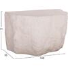 ΚΟΝΣΟΛΑ ΒΡΑΧΟΣ INTERON HM18152.02 FIBER CEMENT ΣΕ ΛΕΥΚΟ--120x50x71Υεκ.