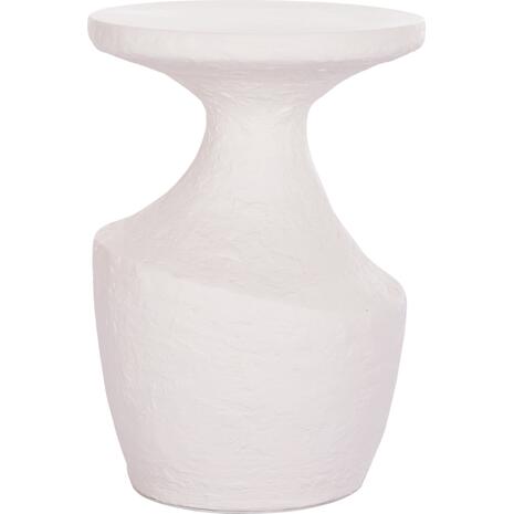 ΤΡΑΠΕΖΙ ΒΟΗΘΗΤΙΚΟ REBON HM18156.02L FIBER CEMENT ΣΕ ΛΕΥΚΟ--Φ40x56.5Υεκ.