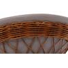 ΒΟΗΘΗΤΙΚΟ ΤΡΑΠΕΖΙ ΣΤΡΟΓΓΥΛΟ DELIA HM18167.03 FIBER CEMENT ΓΚΡΙ & RATTAN Φ40x45Υεκ