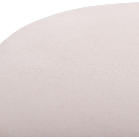 ΒΟΗΘΗΤΙΚΟ ΤΡΑΠΕΖΙ ΣΤΡΟΓΓΥΛΟ DELIA HM18167.02 FIBER CEMENT ΛΕΥΚΟ & RATTAN Φ40x45Υεκ