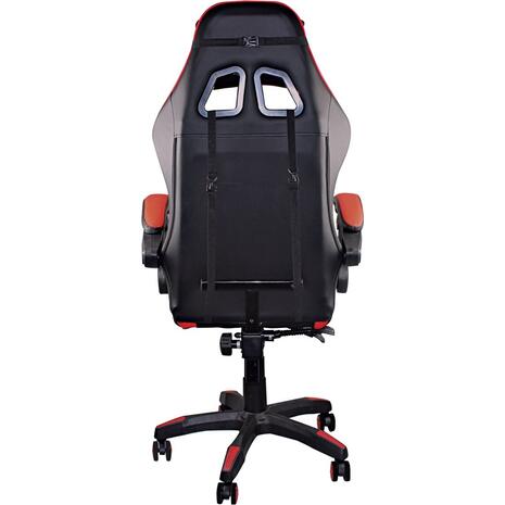 BF7850 Gaming Πολυθρόνα Γραφείου Διευθυντή Pu Μαύρο-Κόκκινο (ΕΟ582,1) (Κόκκινο)