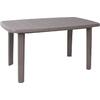 SORRENTO Τραπέζι Oval Dining Κήπου - Βεράντας, PP Απόχρωση Tortora (Ε365,4)