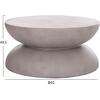 ΤΡΑΠΕΖΙ ΣΑΛΟΝΙΟΥ ANNA HM18158.03 FIBER CEMENT ΣΕ ΓΚΡΙ--Φ92x44.5Υεκ