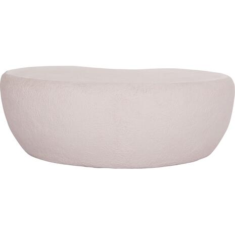 ΤΡΑΠΕΖΙ ΣΑΛΟΝΙΟΥ GERSON HM18151.02L FIBER CEMENT ΣΕ ΛΕΥΚΟ--122x78,5x40Υεκ.