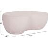 ΤΡΑΠΕΖΙ ΣΑΛΟΝΙΟΥ GERSON HM18151.02L FIBER CEMENT ΣΕ ΛΕΥΚΟ--122x78,5x40Υεκ.