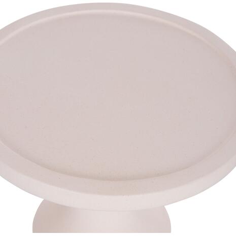 ΒΟΗΘΗΤΙΚΟ ΤΡΑΠΕΖΙ TRED(T) HM18169.02 FIBER CEMENT ΛΕΥΚΟ-ΦΥΣΙΚΟ RATTAN--Φ40x61Υεκ.