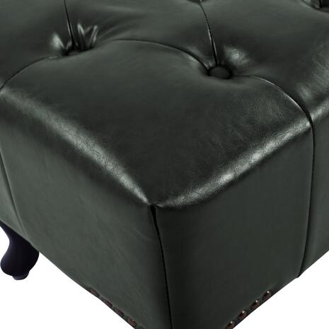 ΤΑΜΠΟΥΡΕ ΥΠΟΠΟΔΙΟ T.CHESTERFIELD EMMA HM226.08 PU ΚΥΠΑΡΙΣΣΙ-ΜΑΥΡΑ ΠΟΔΙΑ 80x45x39Yεκ.