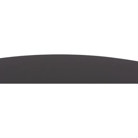 ΤΡΑΠΕΖΙ ΣΤΡΟΓΓΥΛΟ BROLIN HM18141.02 MDF TOP-ΒΑΣΗ ΜΕΤΑΛΛΙΚΗ--ΜΑΥΡΟ Φ90x73Υεκ