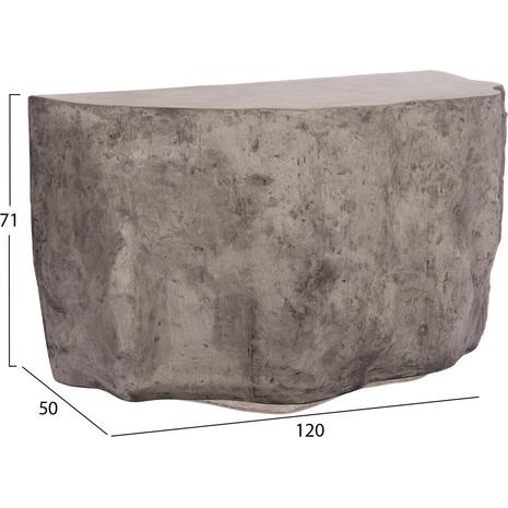 ΚΟΝΣΟΛΑ ΒΡΑΧΟΣ INTERON HM18152.03 FIBER CEMENT ΣΕ ΓΚΡΙ--120x50x71Υεκ.