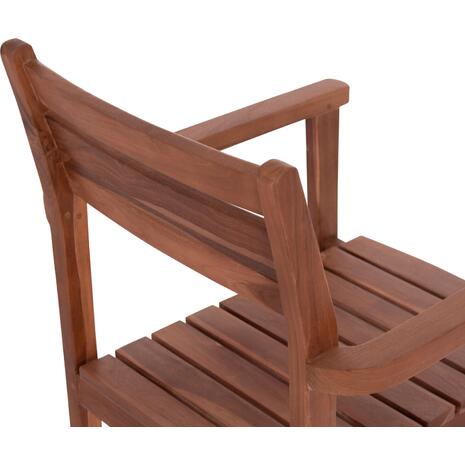 ΠΟΛΥΘΡΟΝΑ KEMPO HM6358 ΞΥΛΟ TEAK ΣΕ ΦΥΣΙΚΟ--58x58,5x88Υεκ.