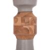 ΔΙΑΚΟΣΜΗΤΙΚΟ ΒΑΖΟ ΔΑΠΕΔΟΥ NEBULA HM4661.03 FIBER CEMENT ΓΚΡΙ--ΞΥΛΟ ΤΕΑΚ Φ60x115Υεκ.