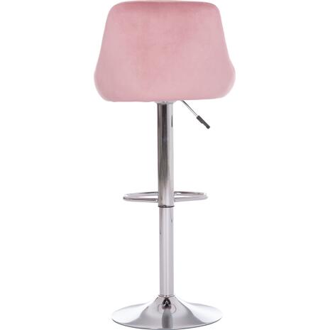 ΣΚΑΜΠΟ ΜΠΑΡ ROSE HM204.42 ΜΕ ΑΜΟΡΤΙΣΕΡ ΧΡΩΜΙΟΥ & ΣΑΠΙΟ ΜΗΛΟ ΒΕΛΟΥΔΟ 48x45x105Υεκ. (σετ 2 τεμαχίων)