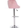 ΣΚΑΜΠΟ ΜΠΑΡ ROSE HM204.42 ΜΕ ΑΜΟΡΤΙΣΕΡ ΧΡΩΜΙΟΥ & ΣΑΠΙΟ ΜΗΛΟ ΒΕΛΟΥΔΟ 48x45x105Υεκ. (σετ 2 τεμαχίων)