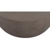 ΤΡΑΠΕΖΙ ΣΑΛΟΝΙΟΥ ΣΤΡΟΓΓΥΛΟ ALLAN HM18162.03 FIBER CEMENT ΣΕ ΓΚΡΙ--Φ92x49Υεκ.