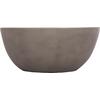ΤΡΑΠΕΖΙ ΣΑΛΟΝΙΟΥ ΣΤΡΟΓΓΥΛΟ ALLAN HM18162.03 FIBER CEMENT ΣΕ ΓΚΡΙ--Φ92x49Υεκ.