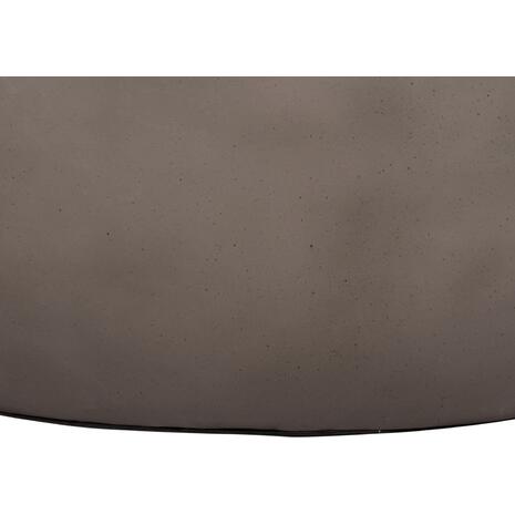 ΤΡΑΠΕΖΙ ΣΑΛΟΝΙΟΥ ΣΤΡΟΓΓΥΛΟ ALLAN HM18162.03 FIBER CEMENT ΣΕ ΓΚΡΙ--Φ92x49Υεκ.