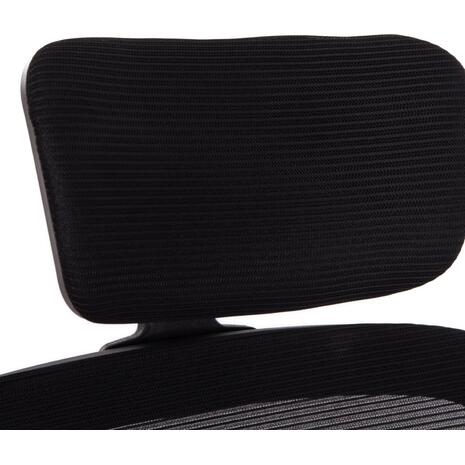 ΚΑΡΕΚΛΑ ΓΡΑΦΕΙΟΥ BASTON HM18236.01 ΜΑΥΡΟ MESH & PP ΣΚΕΛΕΤΟΣ 64x60x117-127Υεκ.