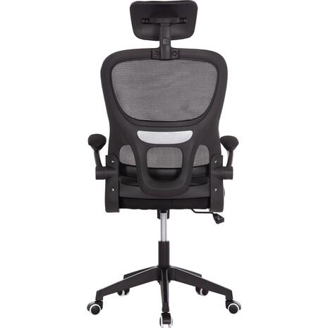 ΚΑΡΕΚΛΑ ΓΡΑΦΕΙΟΥ BASTON HM18236.01 ΜΑΥΡΟ MESH & PP ΣΚΕΛΕΤΟΣ 64x60x117-127Υεκ.