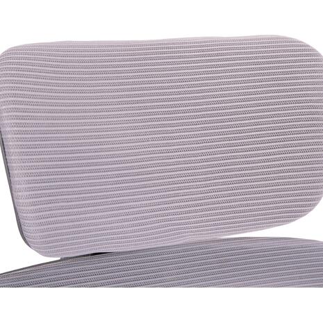 ΚΑΡΕΚΛΑ ΓΡΑΦΕΙΟΥ BASTON HM18236.02 ΓΚΡΙ MESH & ΜΑΥΡΟ PP ΣΚΕΛΕΤΟΣ 64x60x127Υεκ.