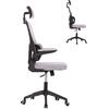 ΚΑΡΕΚΛΑ ΓΡΑΦΕΙΟΥ BASTON HM18236.02 ΓΚΡΙ MESH & ΜΑΥΡΟ PP ΣΚΕΛΕΤΟΣ 64x60x127Υεκ.