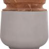 ΔΙΑΚΟΣΜΗΤΙΚΟ ΒΑΖΟ ΔΑΠΕΔΟΥ LINTER HM4662.03L FIBER CEMENT ΓΚΡΙ--ΞΥΛΟ ΤΕΑΚ Φ41x47Υ