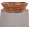 ΔΙΑΚΟΣΜΗΤΙΚΟ ΒΑΖΟ ΔΑΠΕΔΟΥ LINTER HM4662.03L FIBER CEMENT ΓΚΡΙ--ΞΥΛΟ ΤΕΑΚ Φ41x47Υ