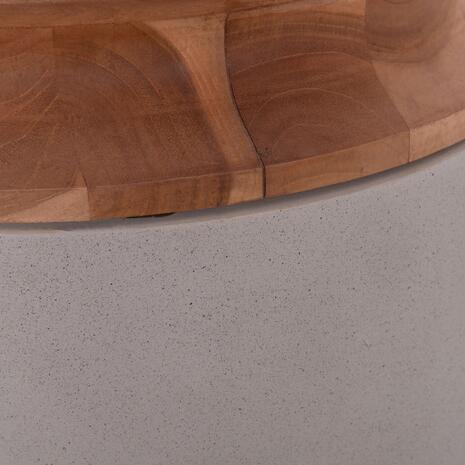 ΔΙΑΚΟΣΜΗΤΙΚΟ ΒΑΖΟ ΔΑΠΕΔΟΥ LINTER HM4662.03L FIBER CEMENT ΓΚΡΙ--ΞΥΛΟ ΤΕΑΚ Φ41x47Υ