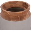 ΔΙΑΚΟΣΜΗΤΙΚΟ ΒΑΖΟ ΔΑΠΕΔΟΥ LINTER HM4662.03L FIBER CEMENT ΓΚΡΙ--ΞΥΛΟ ΤΕΑΚ Φ41x47Υ