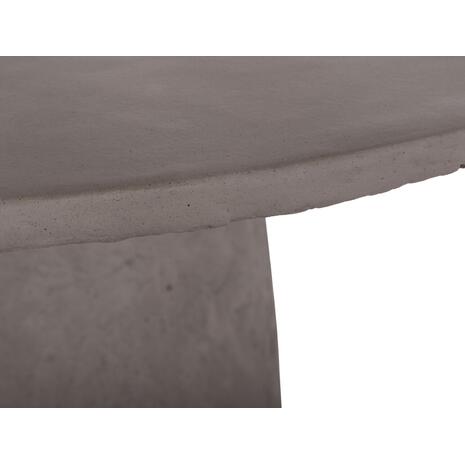 ΤΡΑΠΕΖΙ ΤΡΑΠΕΖΑΡΙΑΣ ΣΤΡΟΓΓΥΛΟ SEPPO HM18154.03 FIBER CEMENT ΣΕ ΓΚΡΙ--Φ119,5x75,5Υεκ.