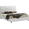 ΚΡEΒΑΤΙ ΜΕ ΑΠΟΘΗΚΕΥΤΙΚΟ ΧΩΡΟ DREAMLET HM716.03 ΛΕΥΚΟ TEDDY ΥΦΑΣΜΑ- ΓΙΑ ΣΤΡΩΜΑ 160x200εκ.