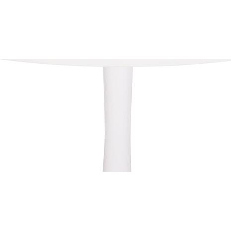 ΤΡΑΠΕΖΙ ΣΤΡΟΓΓΥΛΟ BROLIN HM18141.01 MDF TOP-ΒΑΣΗ ΜΕΤΑΛΛΙΚΗ--ΛΕΥΚΟ Φ90x73Υεκ