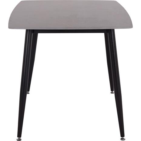 ΤΡΑΠΕΖΙ RAVEN HM18149.02 ΚΕΡΑΜΙΚΟ TOP ΜΕ ΟΨΗ ΜΑΥΡΟ ΜΑΡΜΑΡΟ 140x80x74Υεκ.