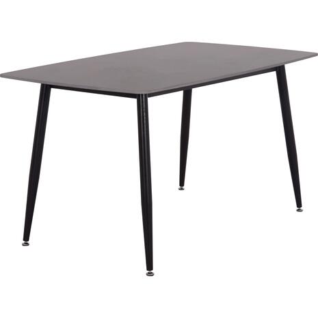 ΤΡΑΠΕΖΙ RAVEN HM18149.02 ΚΕΡΑΜΙΚΟ TOP ΜΕ ΟΨΗ ΜΑΥΡΟ ΜΑΡΜΑΡΟ 140x80x74Υεκ.