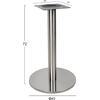 ΒΑΣΗ INOX Φ45x72Υ εκ.ΥΨΟΣ HM419