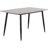 ΤΡΑΠΕΖΙ RAVEN HM18149.13 ΚΕΡΑΜΙΚΟ TOP ΜΕ ΟΨΗ ΓΚΡΙ ΜΑΡΜΑΡΟ 140x80x74Υεκ.