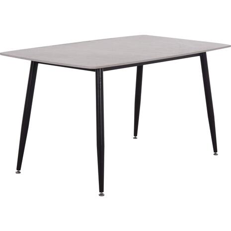 ΤΡΑΠΕΖΙ RAVEN HM18149.13 ΚΕΡΑΜΙΚΟ TOP ΜΕ ΟΨΗ ΓΚΡΙ ΜΑΡΜΑΡΟ 140x80x74Υεκ.