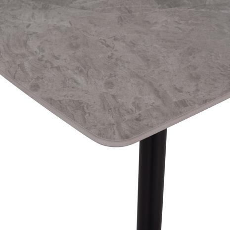 ΤΡΑΠΕΖΙ RAVEN HM18149.13 ΚΕΡΑΜΙΚΟ TOP ΜΕ ΟΨΗ ΓΚΡΙ ΜΑΡΜΑΡΟ 140x80x74Υεκ.