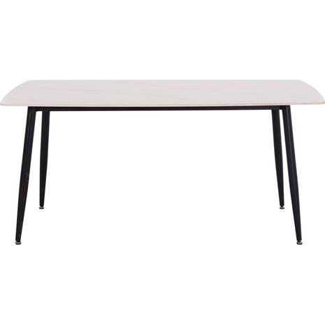 ΤΡΑΠΕΖΙ RAVEN HM18150.01 ΚΕΡΑΜΙΚΟ TOP ΜΕ ΟΨΗ ΛΕΥΚΟ ΜΑΡΜΑΡΟ 160x80x74Υεκ.